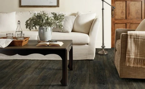 Invincible luxury vinyl flooring in living room